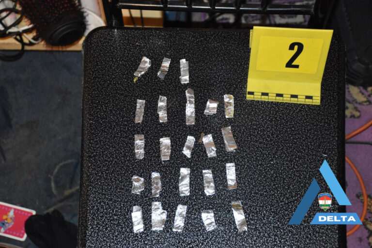 Drogot találtak a rendőrök a káli dílernő zoknijában – Videóval!