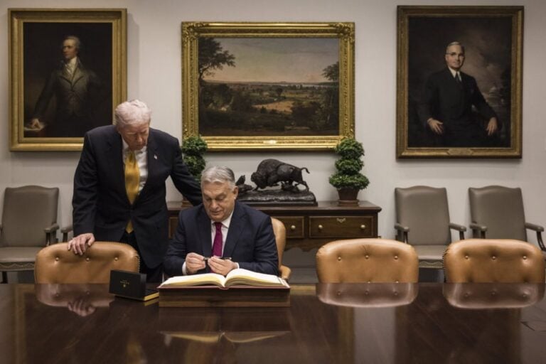 Csak ebédmegbeszélés volt az Orbán–Trump találkozó a Fehér Ház honlapja szerint, leirat sem készült róla